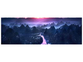 panoramic-canvas-print-the-earth-awakening