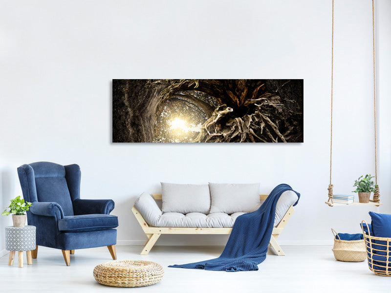 panoramic-canvas-print-under-the-trees